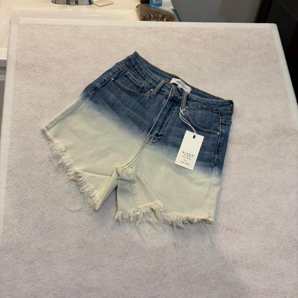 Risen NWT High Rise Two Tone Shorts